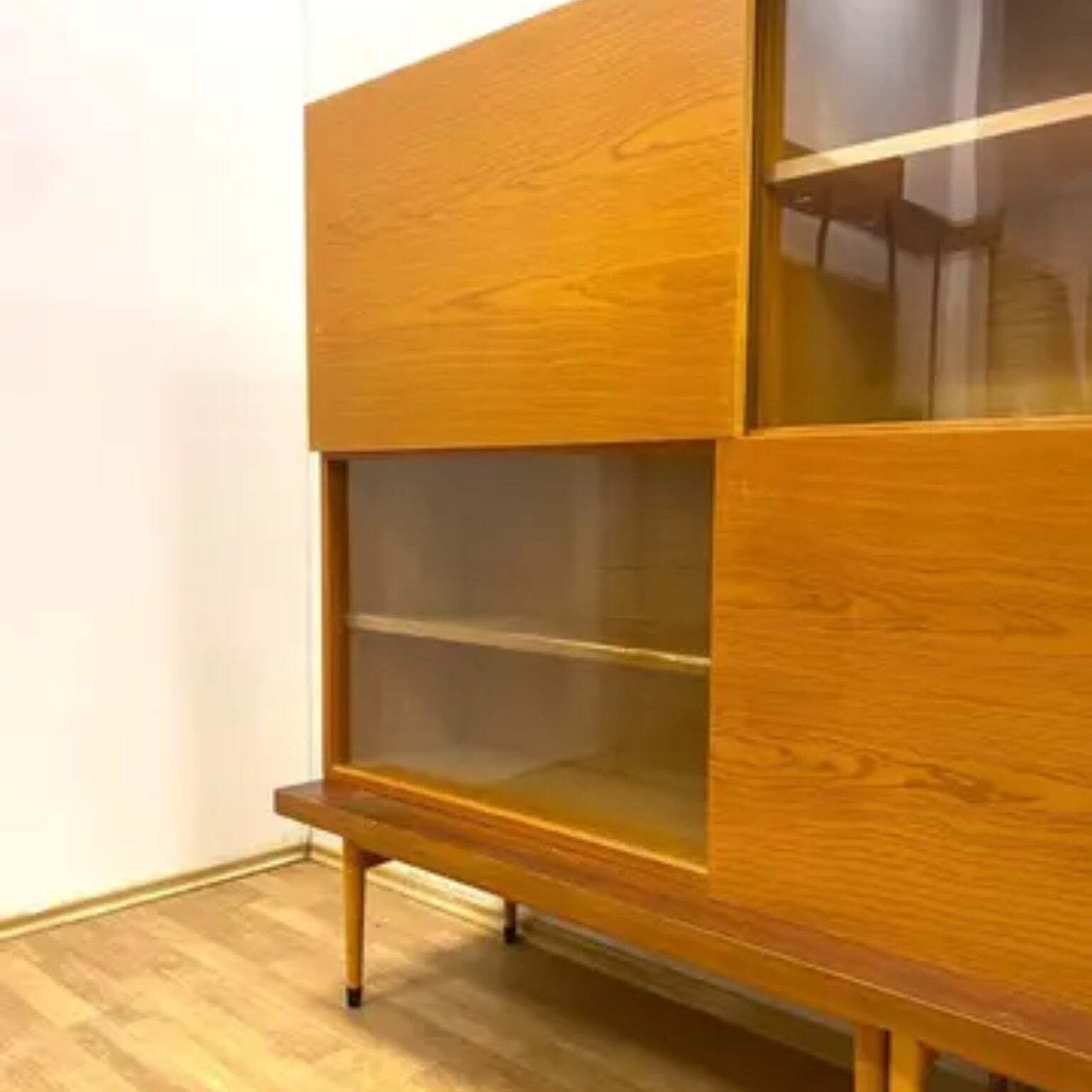 Retro Cabinet / Bookcase, Brussels Style, 1960s photo 972.0