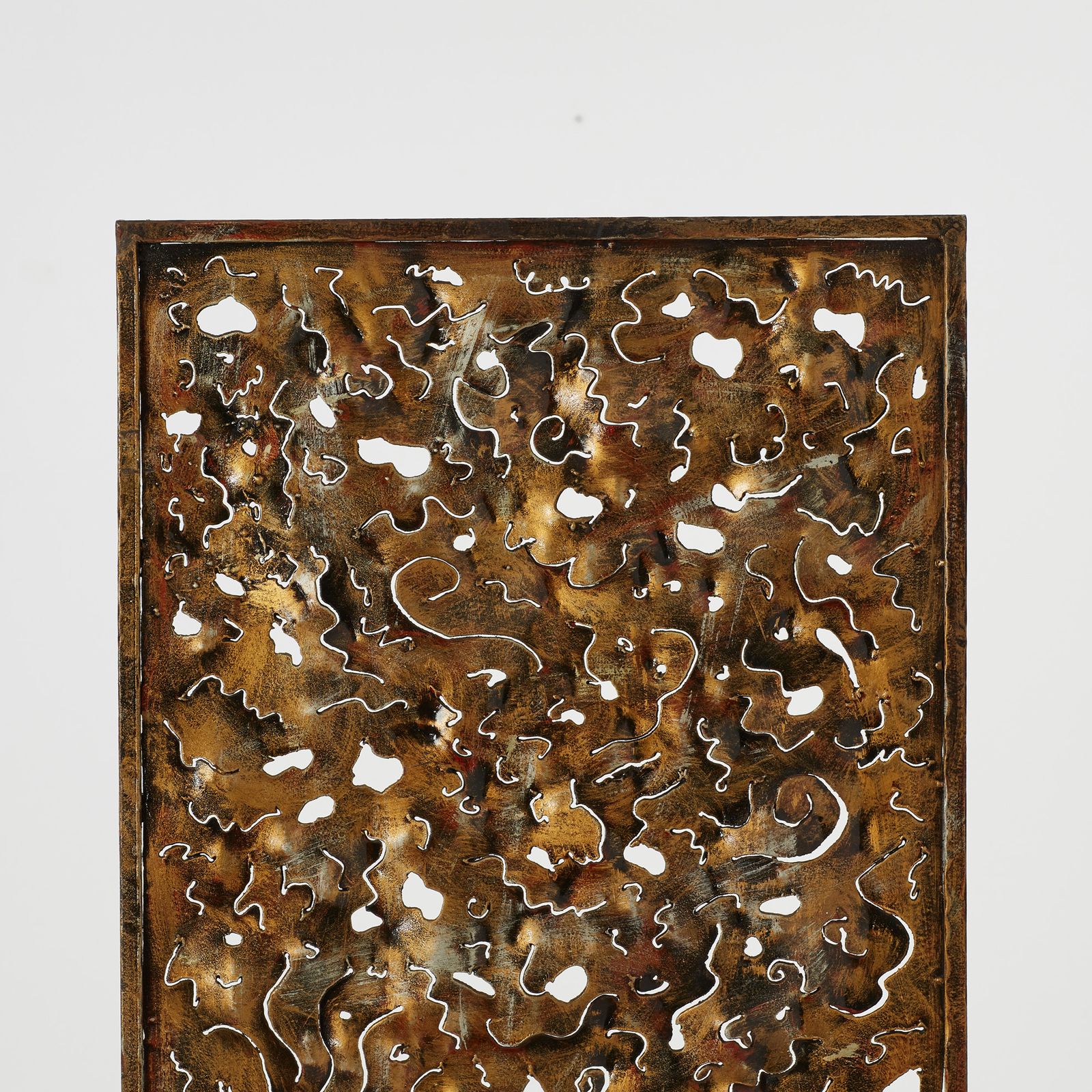 Salvino Marsura Traforo Fire Screen Treviso, Italy, 1970s photo Home Fixtures