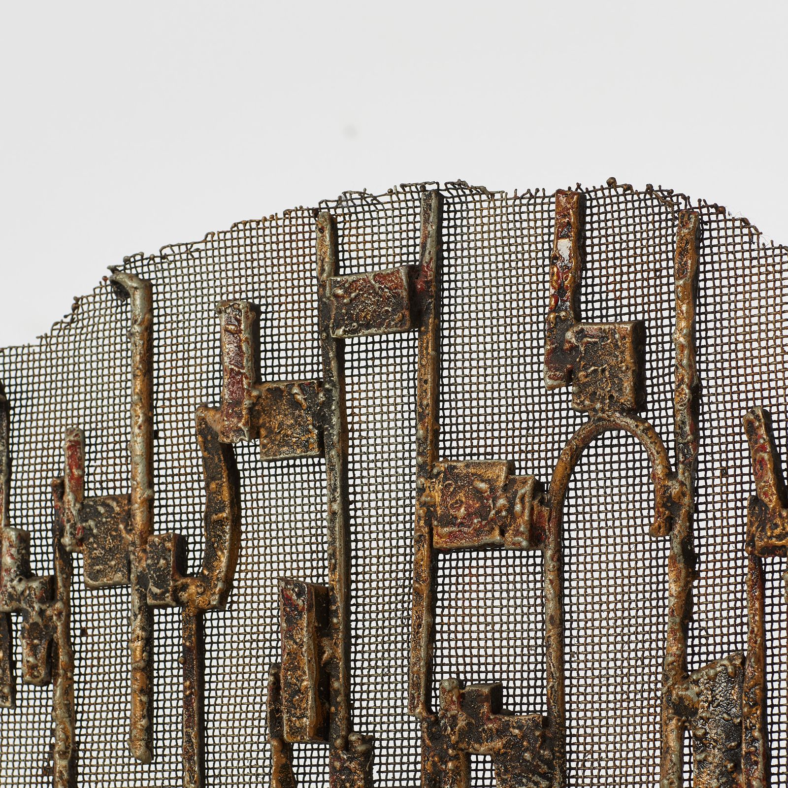 Salvino Marsura Stalattiti II Fire Screen Treviso, Italy, 1980s photo Home Fixtures