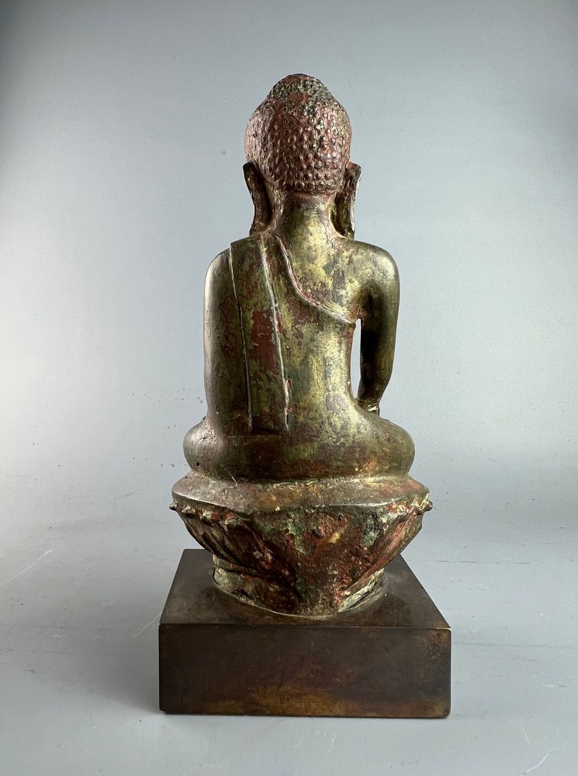 Burmese Or Thai Bronze Buddha In Bhumisparsha Mudra, Circa 1800 photo 795.0