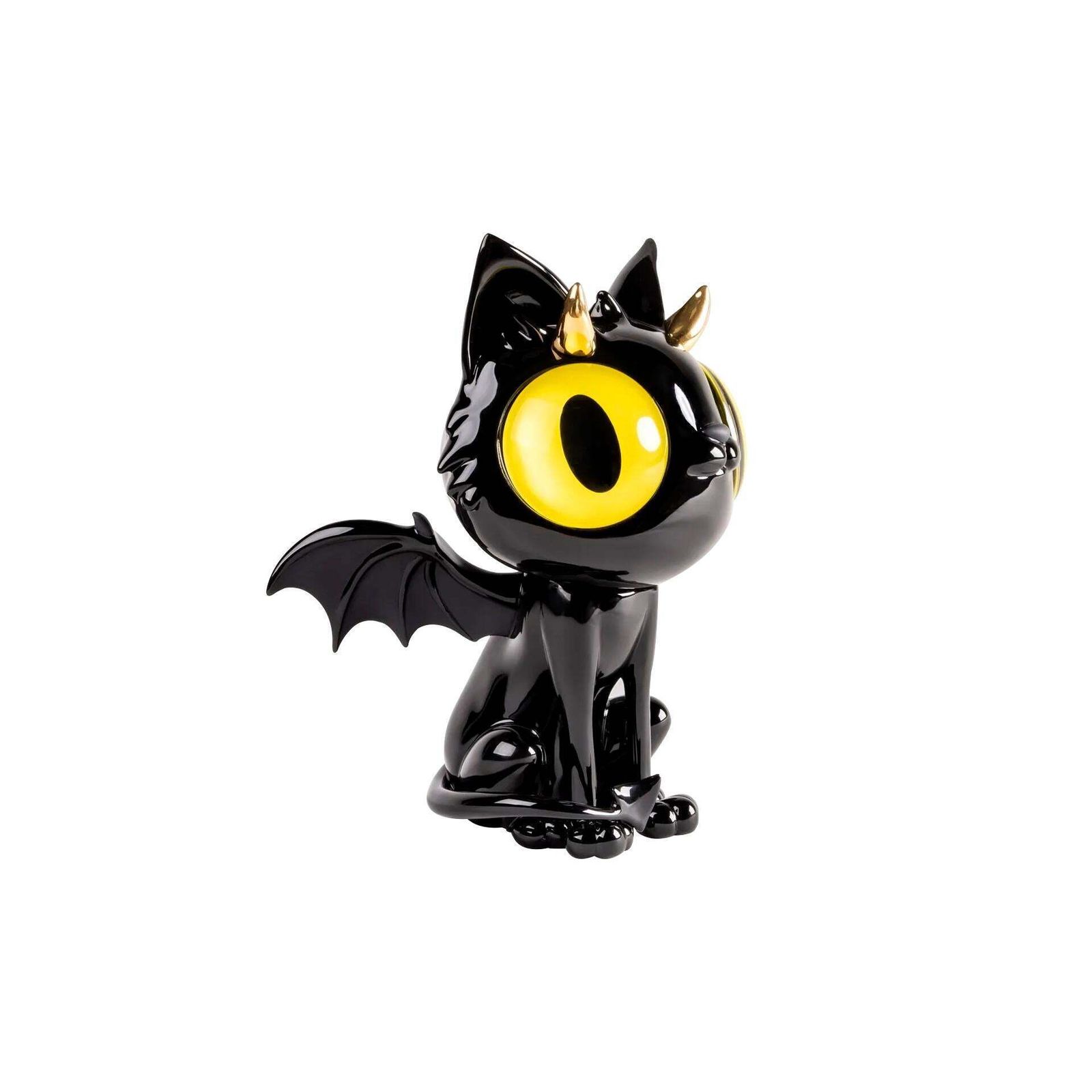 Javier Calleja Devil Cat Sculpture, Designed By Javier Calleja And Lladro. 21st Century photo for sale