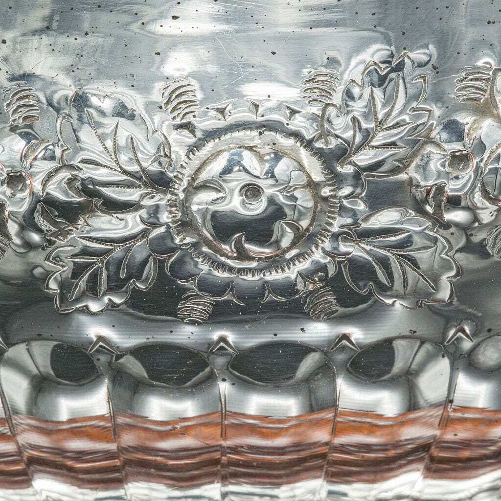 Antique Presentation Bowl English Silver Plate Ice Bucket Cooler Edwardian photo vintage