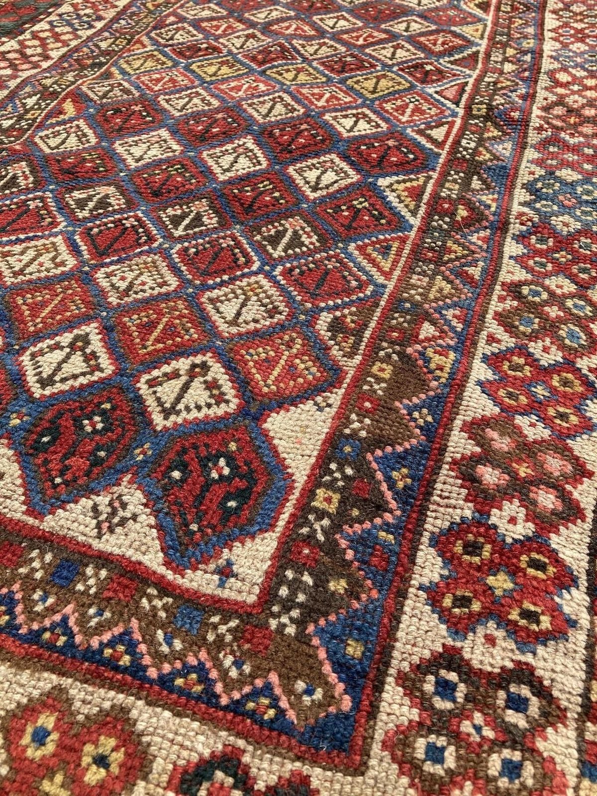 Antique Caucasian Gendje Prayer Rug 1.90m X 0.98m photo vintage