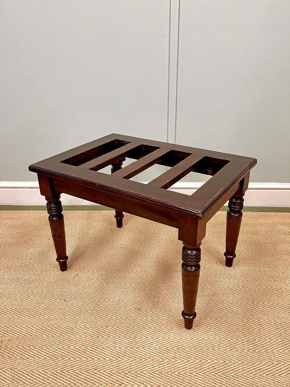 19th Century Mahogany Luggage Stand