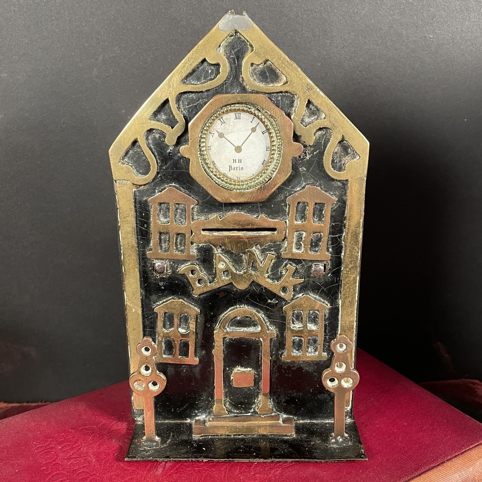 Money Box In The Shape Of A Bank