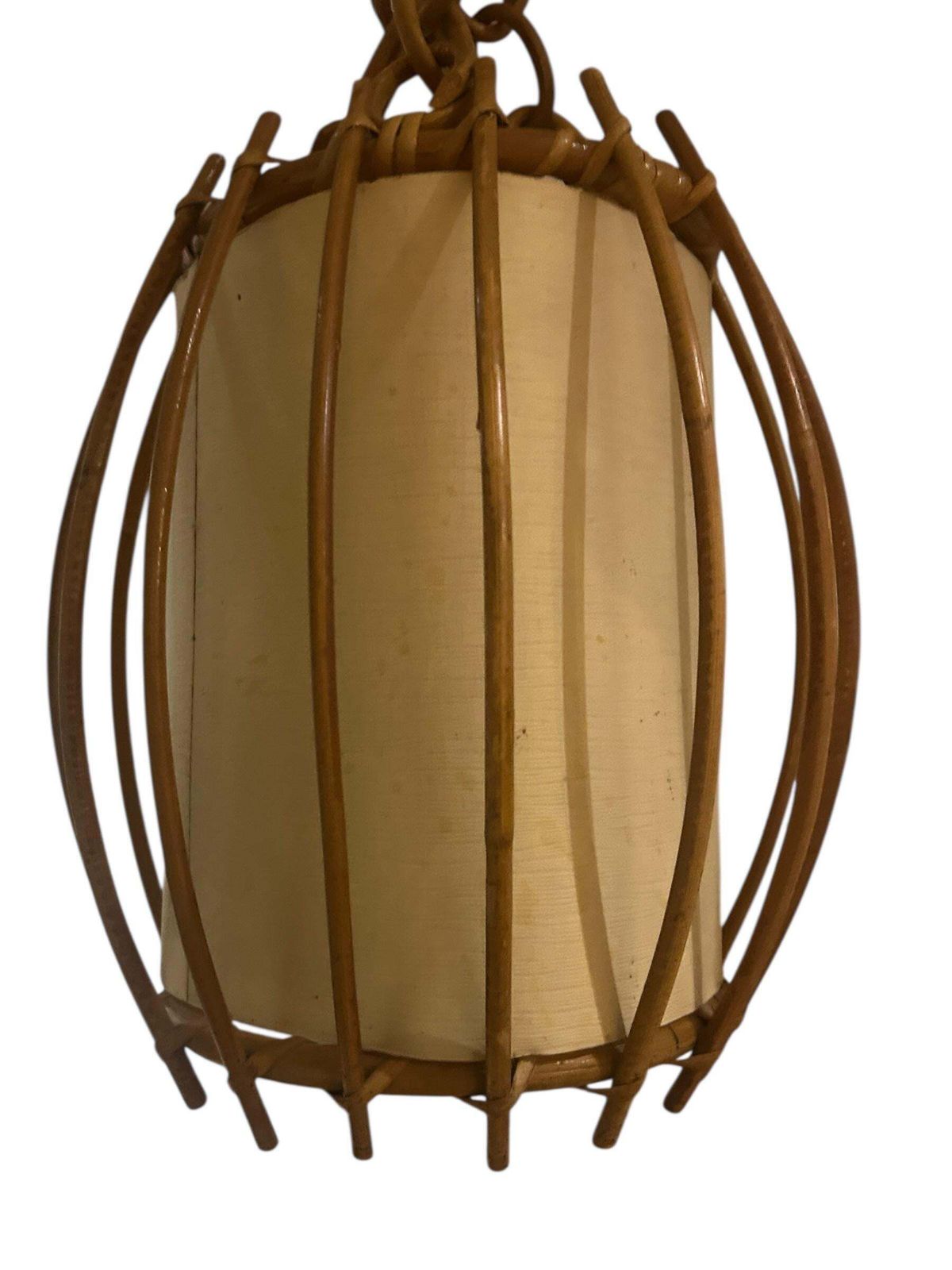Louis Sognot Rattan Ceiling Pendant Light photo vinterior