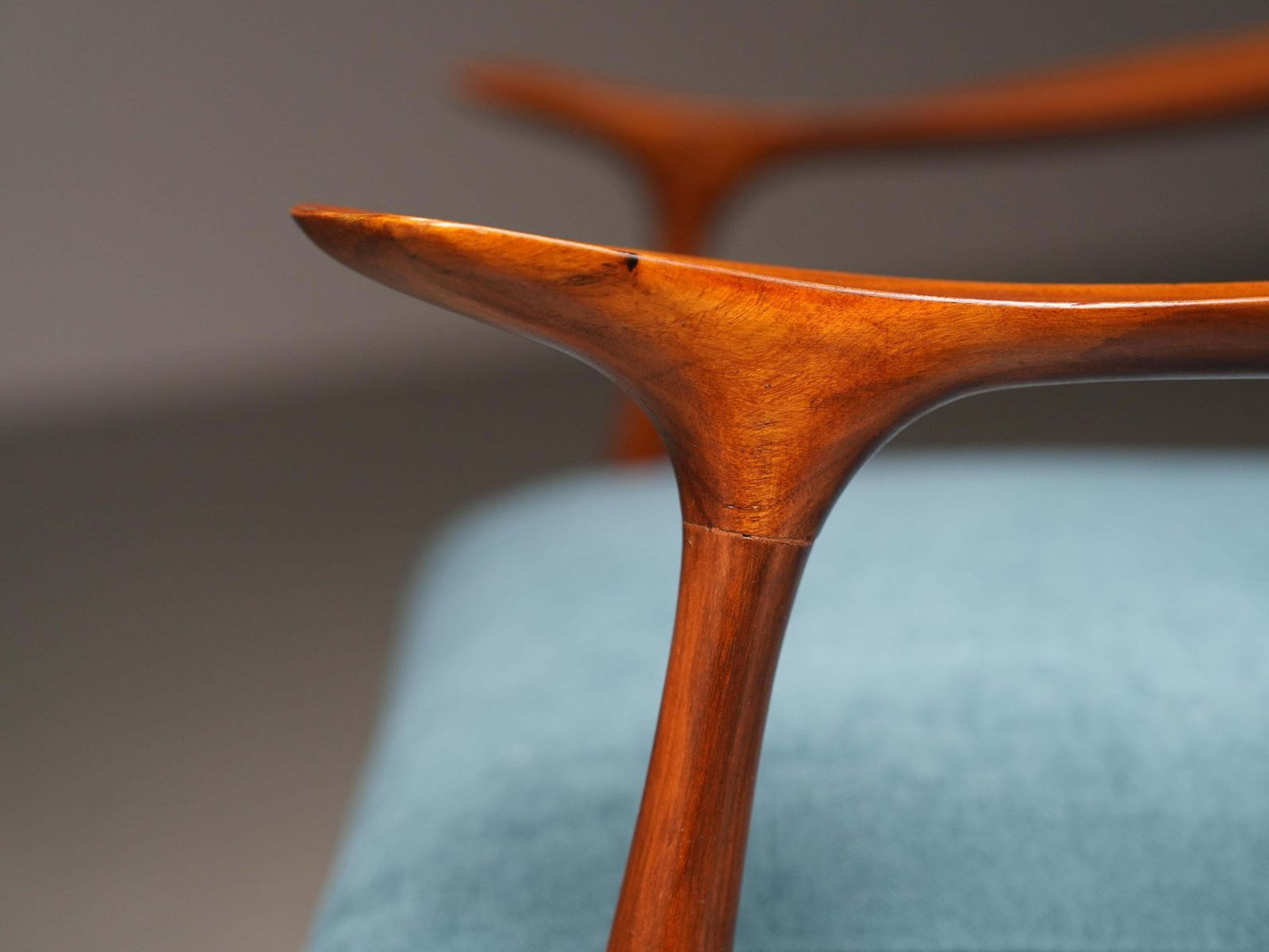 photo furniture Set Of Lounge Chairs In Teak By Ico Parisi For Fratelli Reguitti, Italy, 1950's
