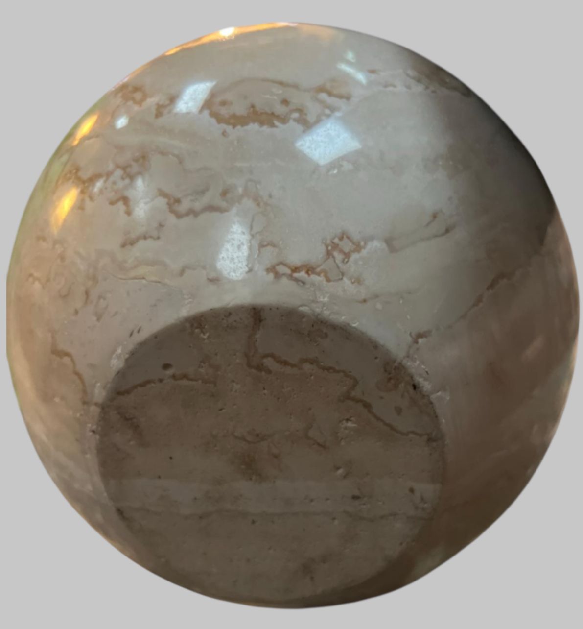 Hand Carved Italian Marble Vase photo Home Decor