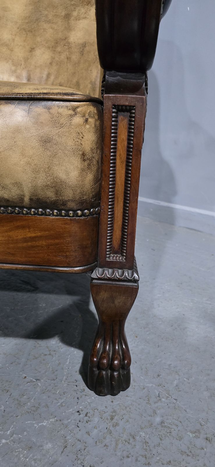 Outstanding Library Chair In The Manner Of George Bullock photo furniture