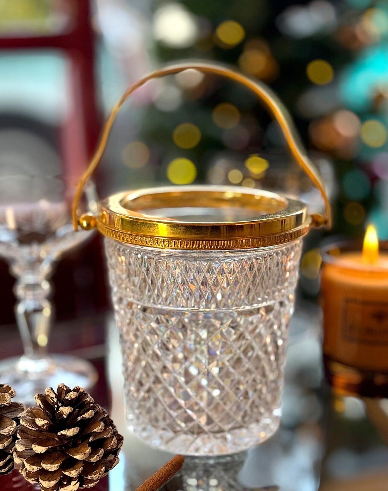photo buy A 1960s Val Saint Lambert Crystal And Glit Ice Bucket