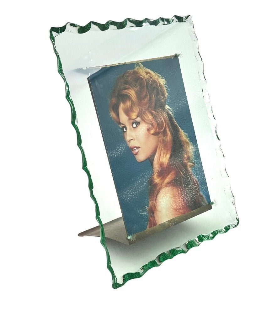 A 1930s Glass And Brass Picture Frame Attributed To Pietro Chiesa For Fontana Arte photo for sale