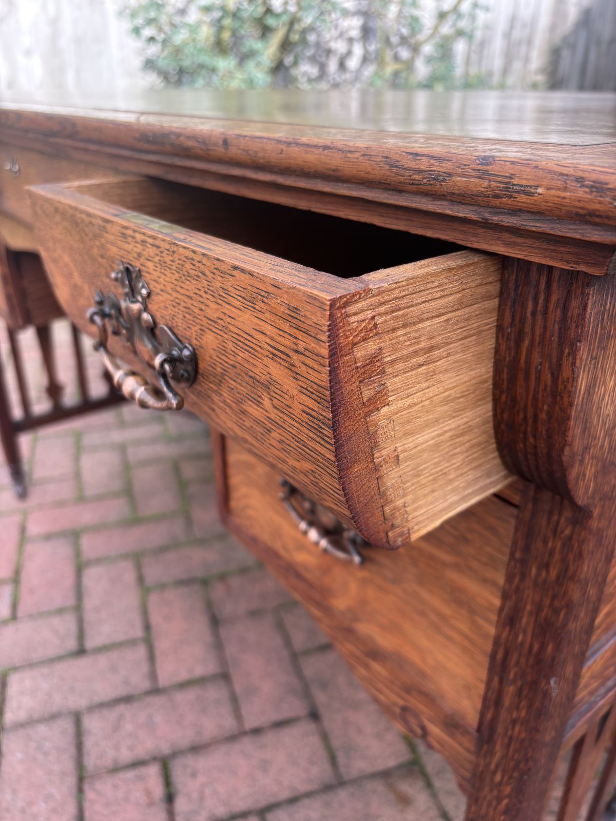 Furniture Shapland & Petter Arts & Crafts Writing Desk photo