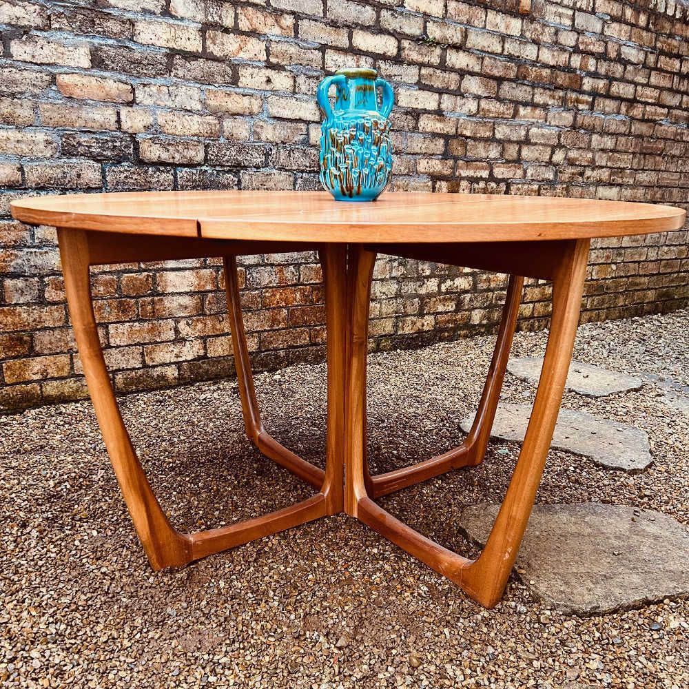 Beithcraft Teak Drop Leaf Dining Set (1960s) – Scottish Mid Century Furniture photo furniture