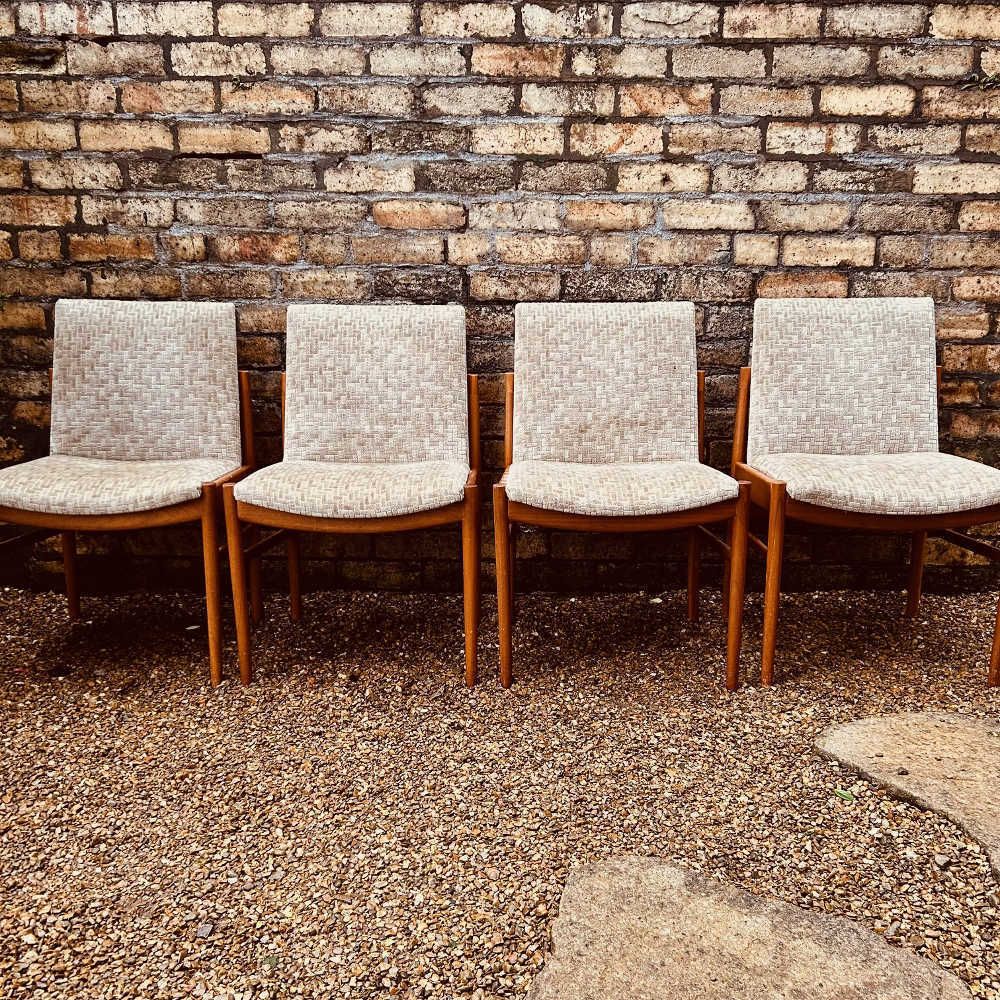 Beithcraft Teak Drop Leaf Dining Set (1960s) – Scottish Mid Century Furniture photo vinterior
