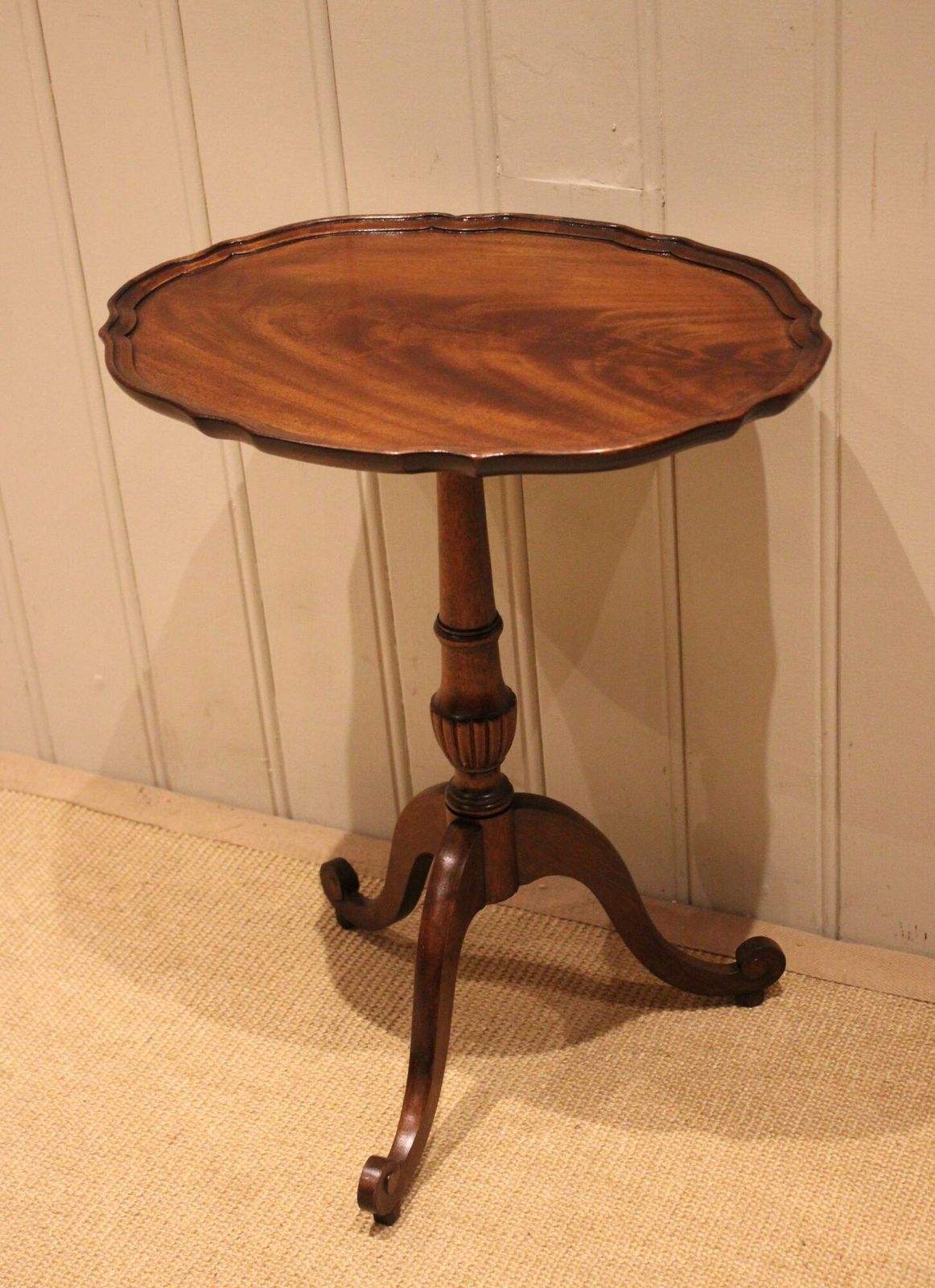 Mahogany Oval Top Wine Table, 1930s photo vinterior