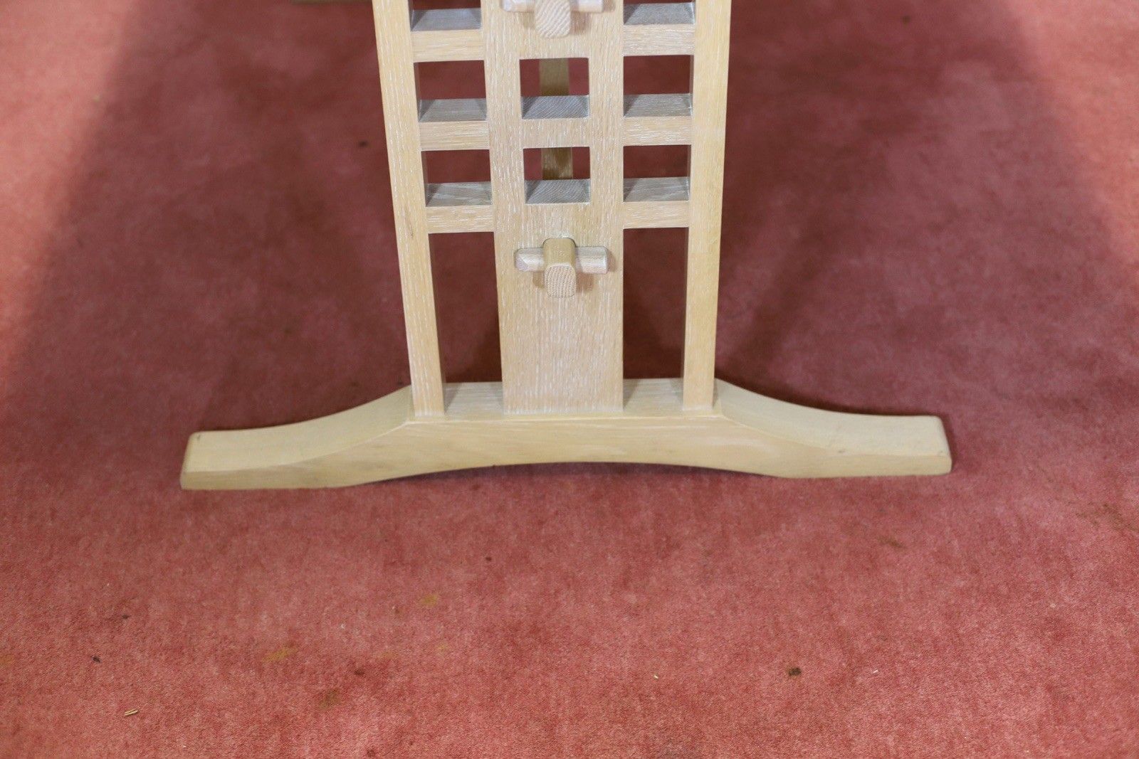 Bevan Funnel Reprodux Arts&Crafts Limed Oak Extended Dining Table And Six Chairs photo vintage
