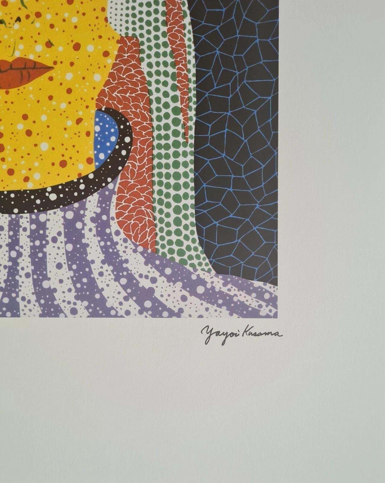 After Yayoi Kusama, Self Portrait, Lithograph, 1990s photo 455.0