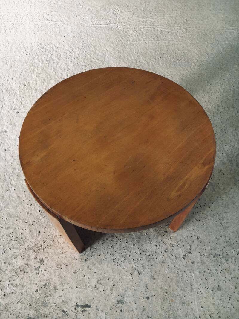 photo vintage Art Deco Low Side Table, 1930's France