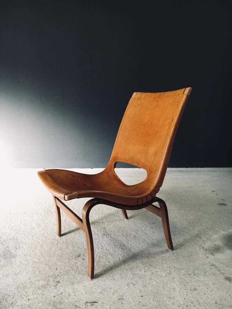 Scandinavisch Design 'Eva' Fauteuil Van Bruno Mathsson, Zweden, Ca. Jaren 1960
