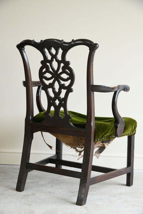 Antique Georgian Mahogany Armchair photo 595.0