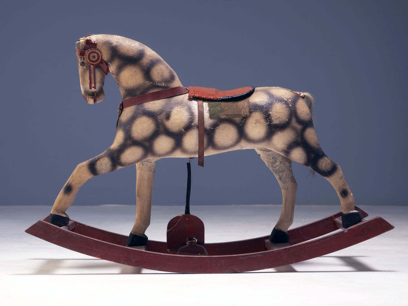 Antique Rocking Horse, 1940s, Czechoslovakia photo vinterior