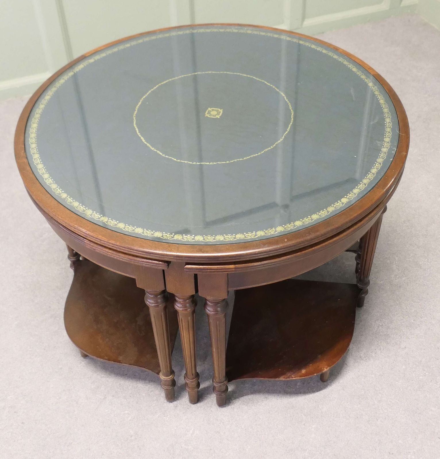 Unusual Circular Nest Of Library Tables This Is A Very Unusual Set Of Tables photo Furniture