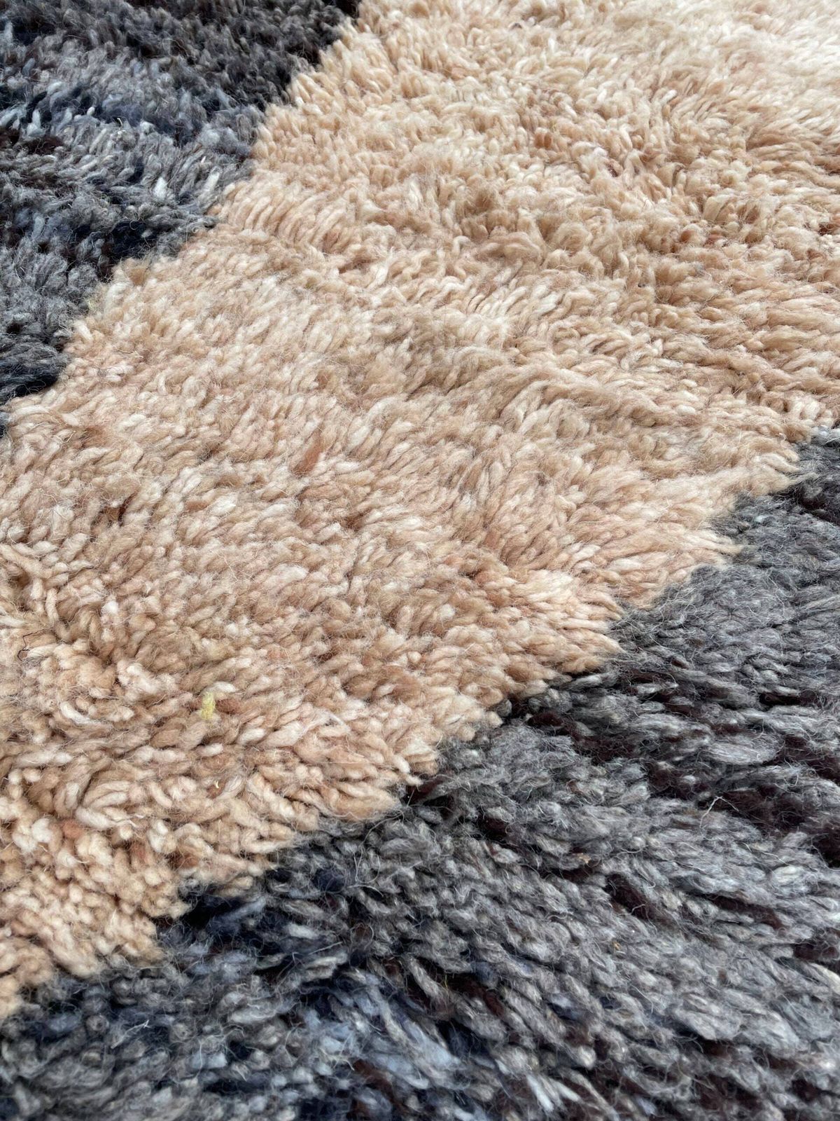 Wool Rug For Living Room, Beni Ourain Rug, Modern Interior Rug, Wool Rug, Azilal Rug, Boucherouite Rug photo 1009.0