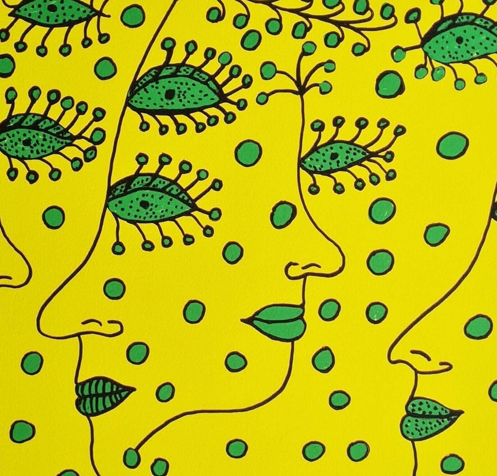 After Yayoi Kusama, Women Wishing, Lithograph, 1990s photo 750.0
