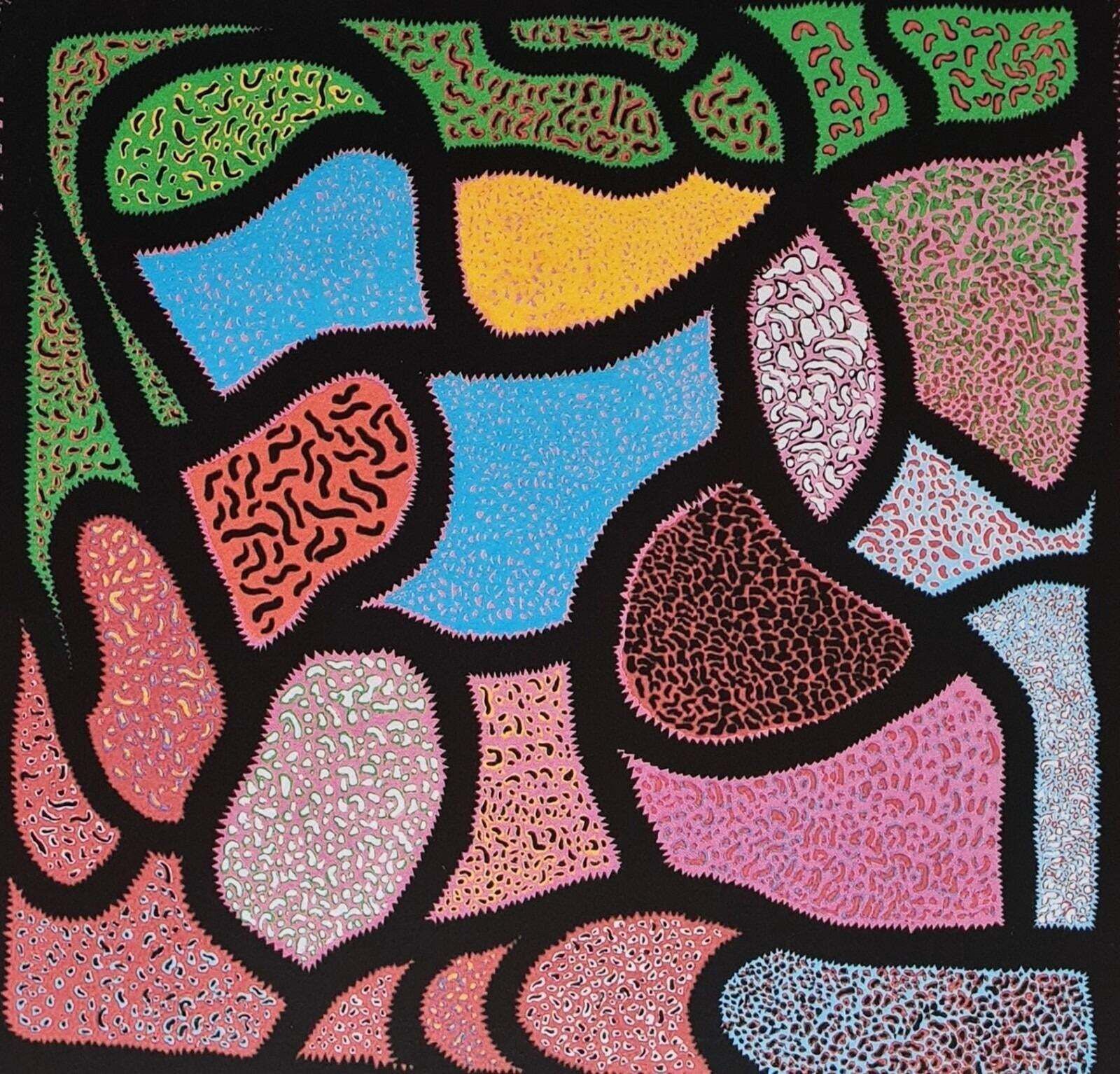 After Yayoi Kusama, Homage.. , Lithograph, 1990s photo vinterior