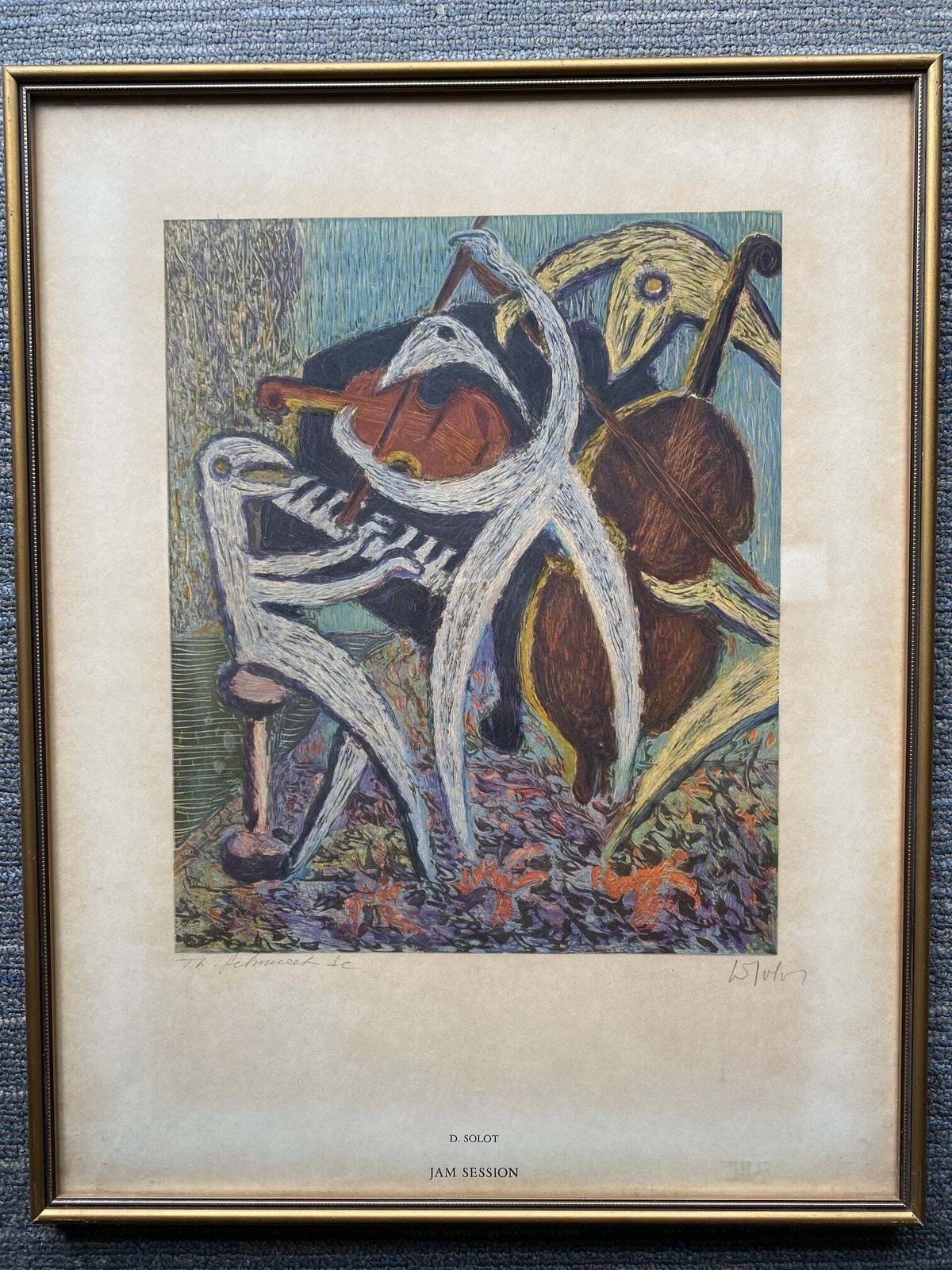 A Set Of 8 Original Lithographs By D Solot   Dentist & Artist (French) photo for sale