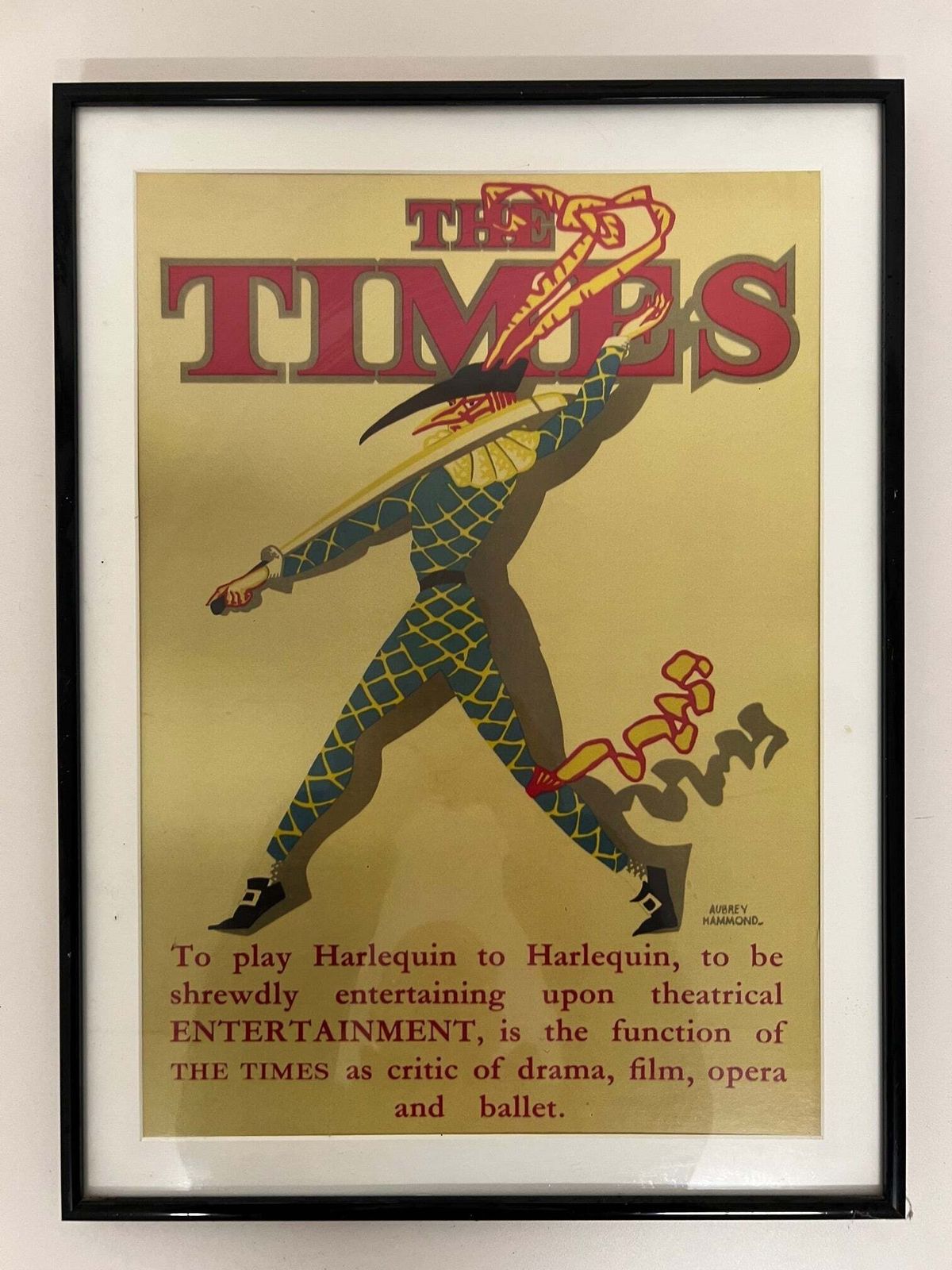 A Set Of 5 X Glazed Framed Prints From "The Times Newspaper" By Aubrey Hammond photo 240.0