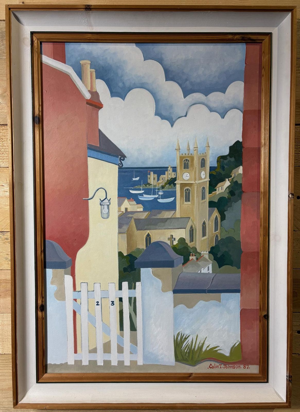 Colin T Johnson, Dartmouth Devon '87 Oil On Canvas