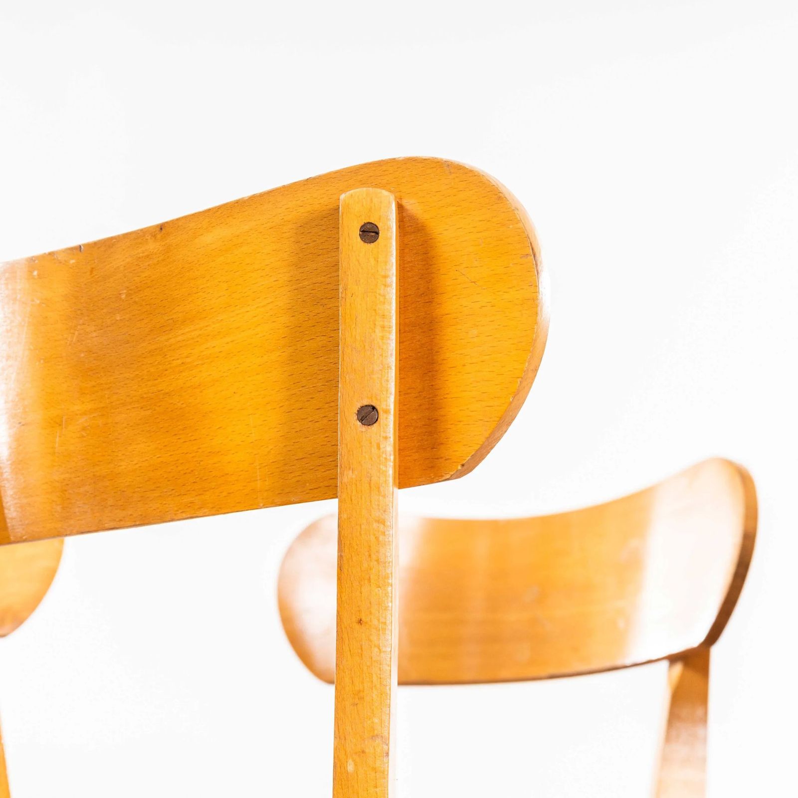 1950’s French Luterma Chapel Bentwood Dining Chairs photo Furniture