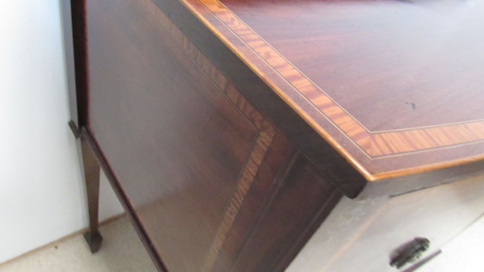 photo furniture Superb Marquetry Inlaid Mahogany Sideboard