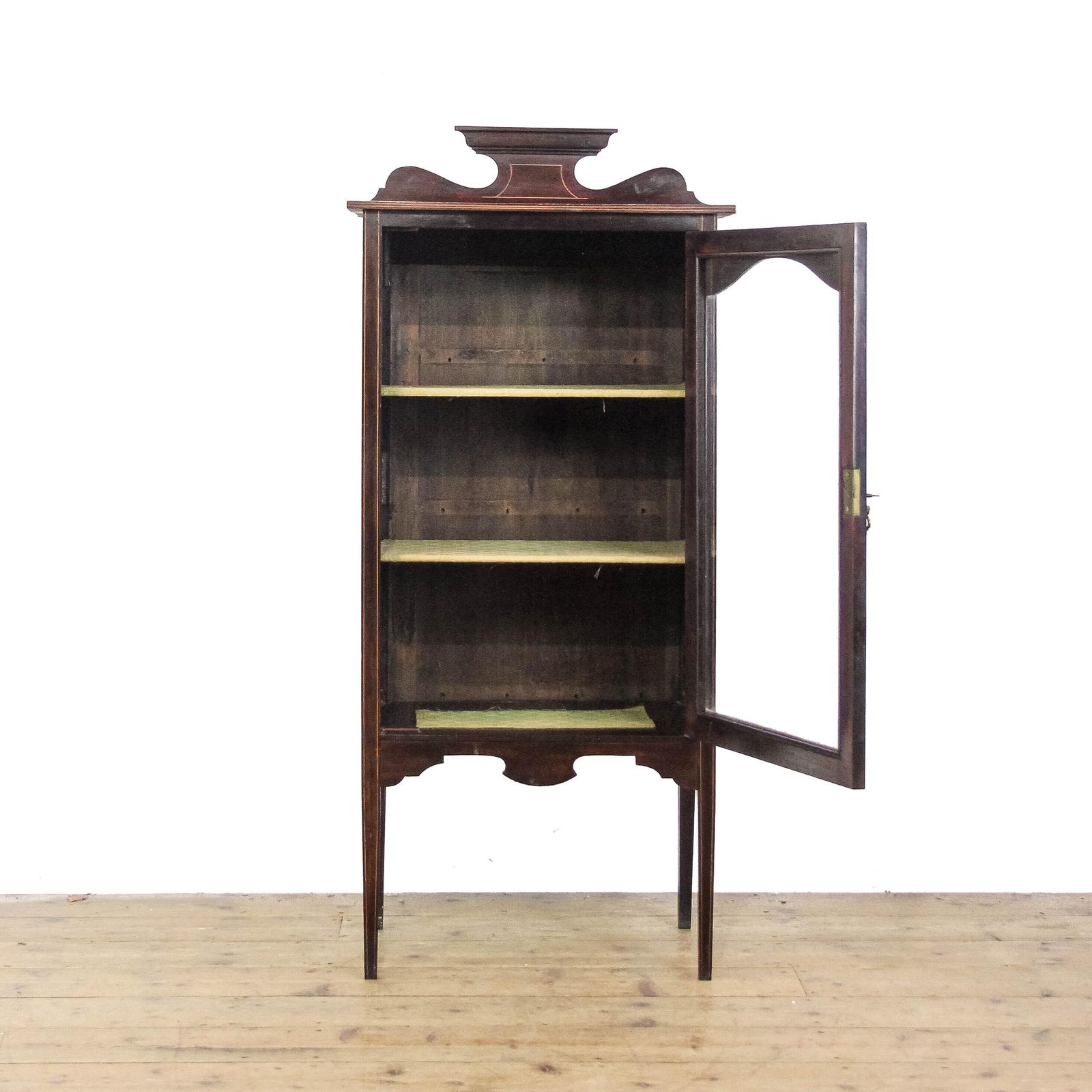 Edwardian Mahogany Inlaid Display Cabinet | Antiques | Antique Cabinet | Antique Storage | Display Cabinet (M 6514) photo for sale