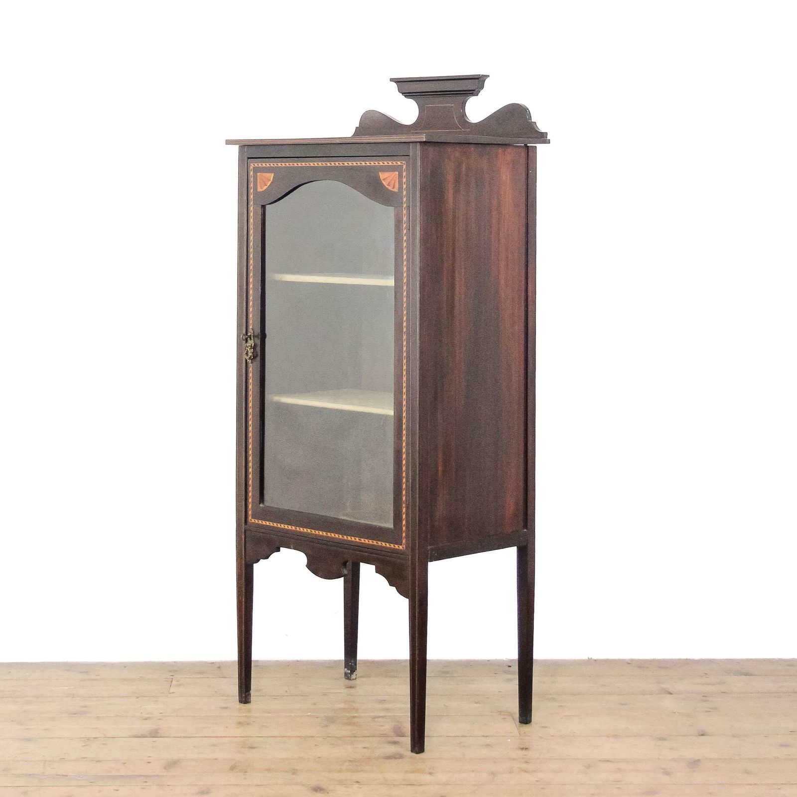 Edwardian Mahogany Inlaid Display Cabinet | Antiques | Antique Cabinet | Antique Storage | Display Cabinet (M 6514) photo Furniture