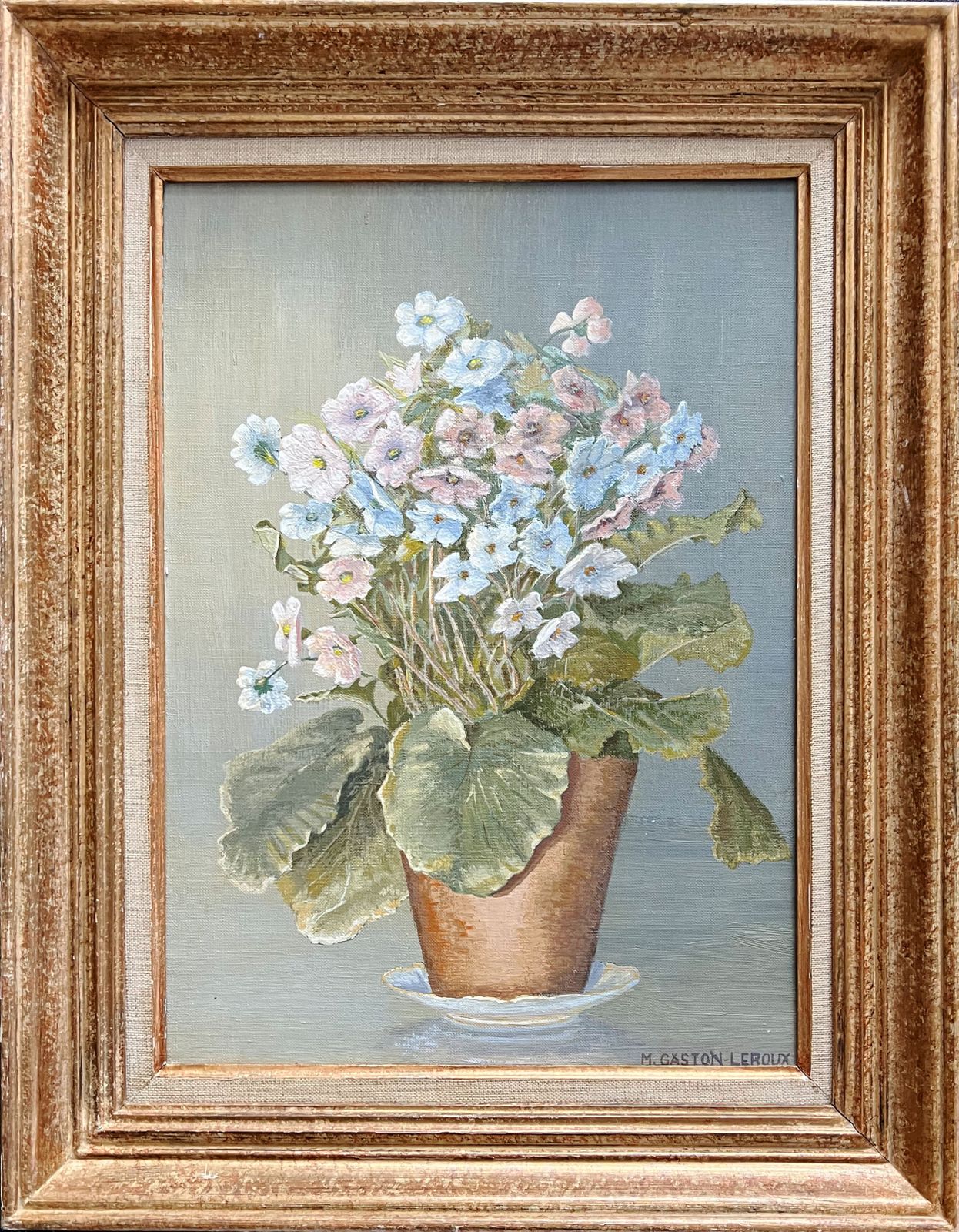 "The Flowerpot" By Madeleine Gaston Leroux photo for sale