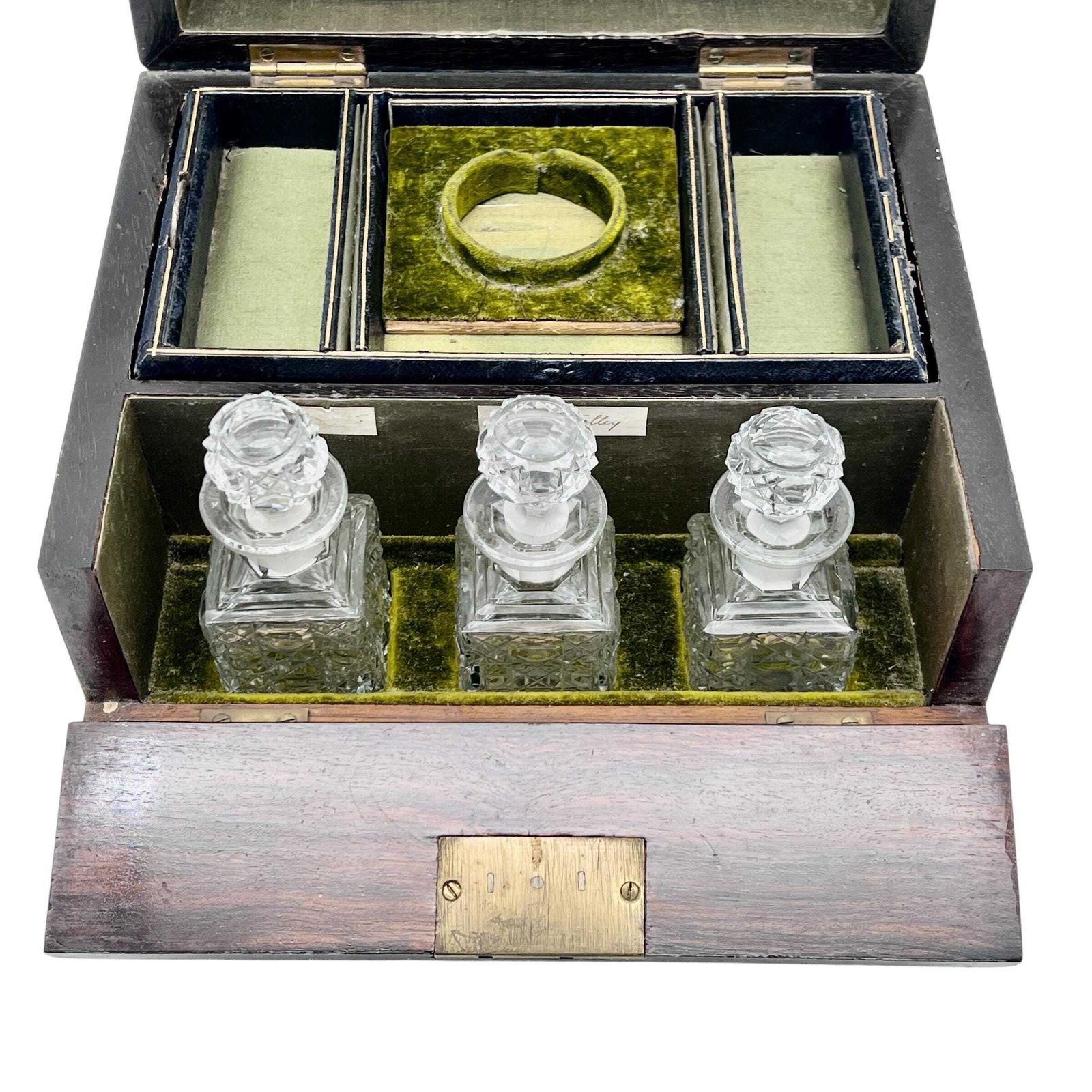 Antique Victorian Coromandel Vanity Box With Key   Jewellery Box   Perfume Box   Bedroom Decor   Travel   Home Decor photo for sale