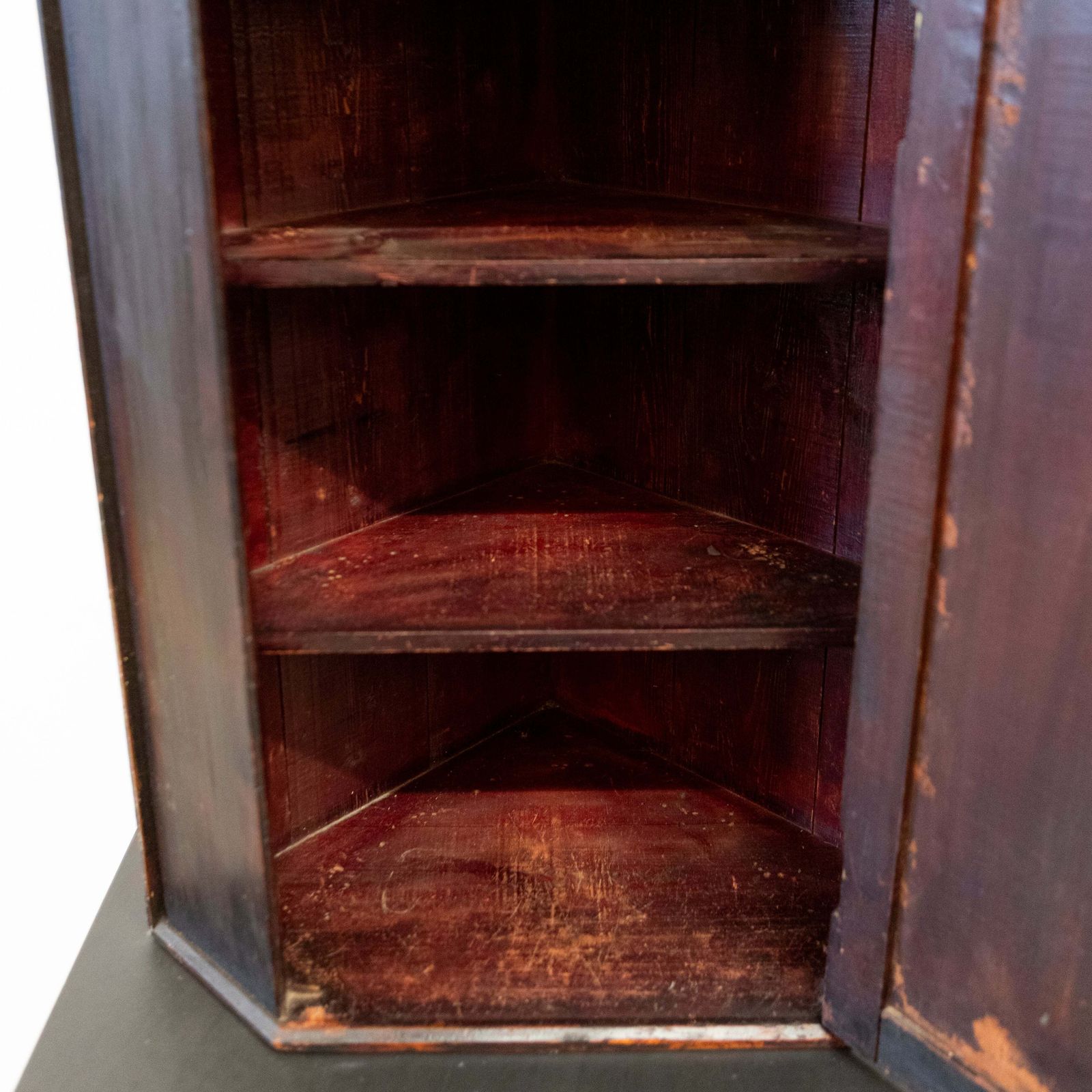 Antique Victorian Corner Cupboard photo vinterior