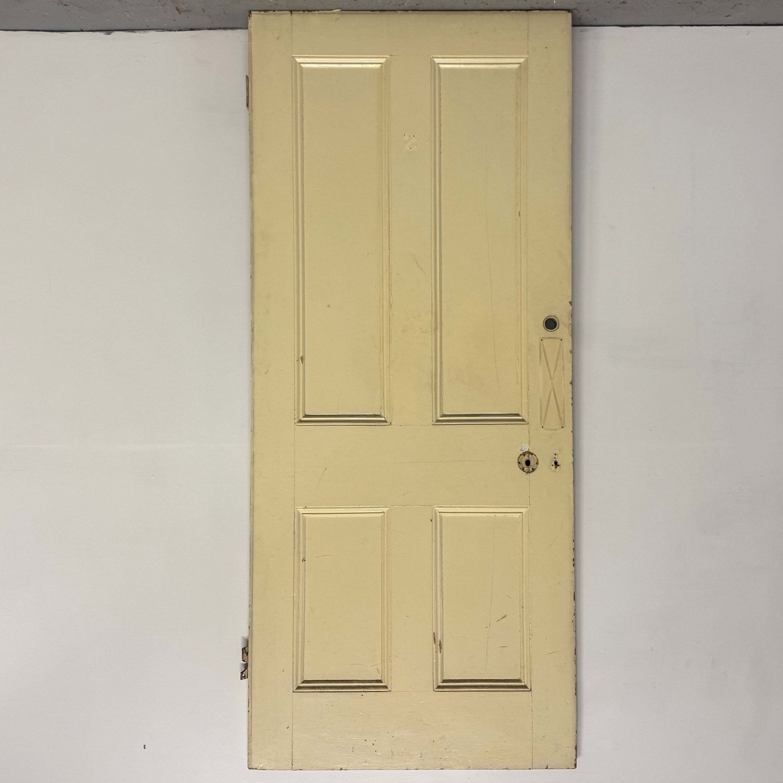 Antique Four Panel Door 212cm X 91.5cm X 4cm photo furniture