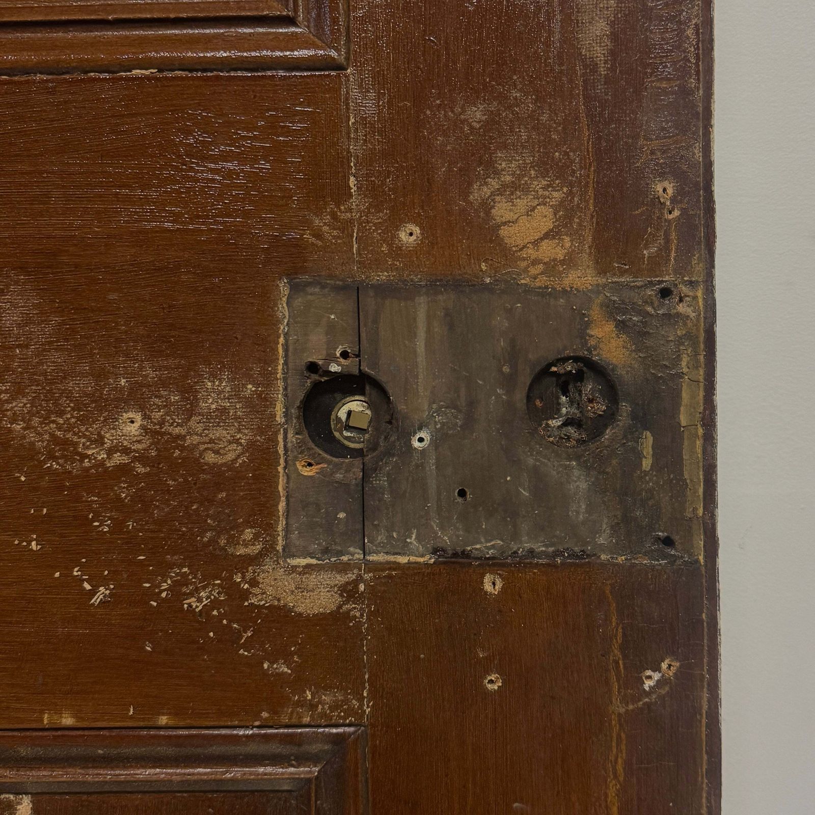 Antique Four Panel Door 212cm X 91.5cm X 4cm photo 210.0