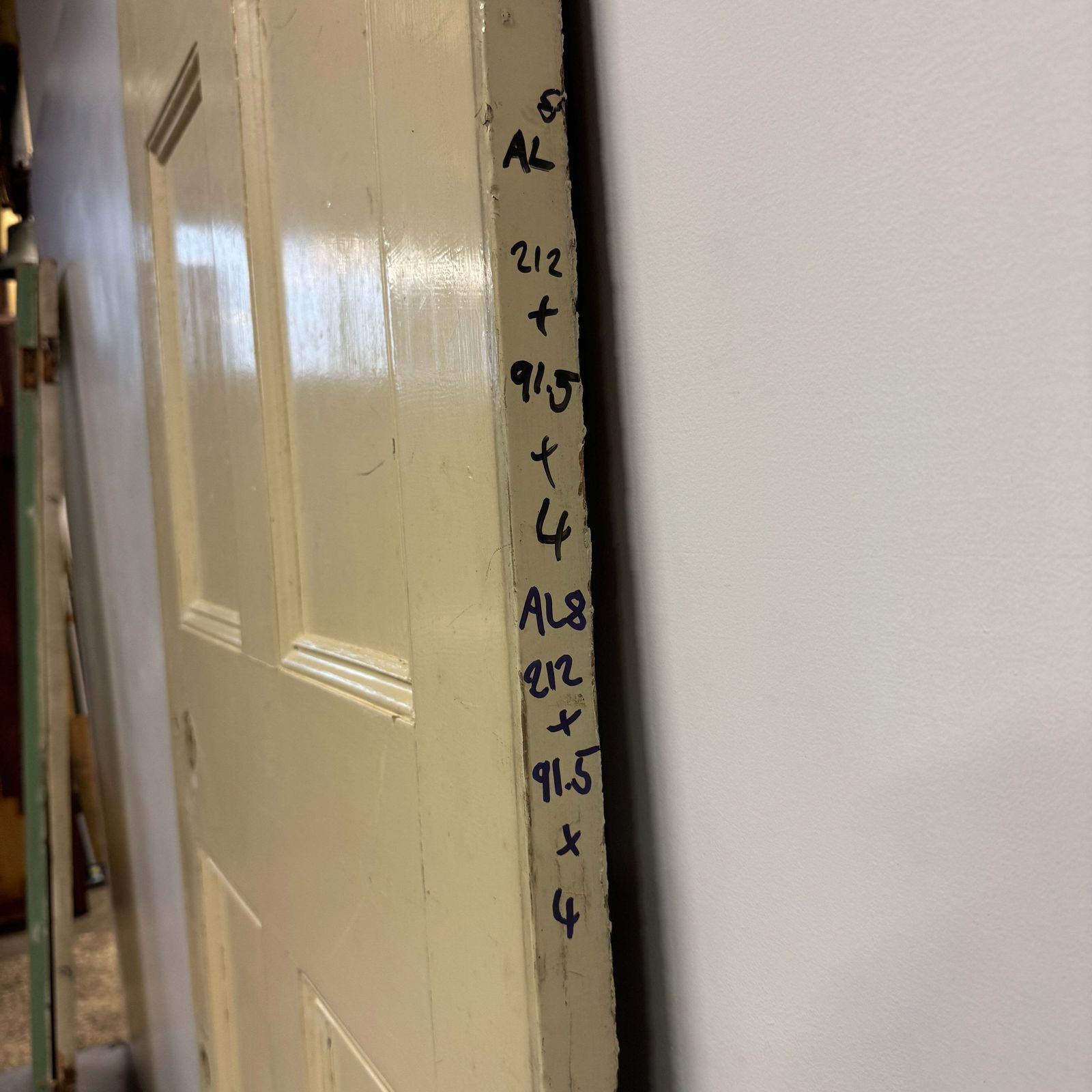 photo vinterior Antique Four Panel Door 212cm X 91.5cm X 4cm