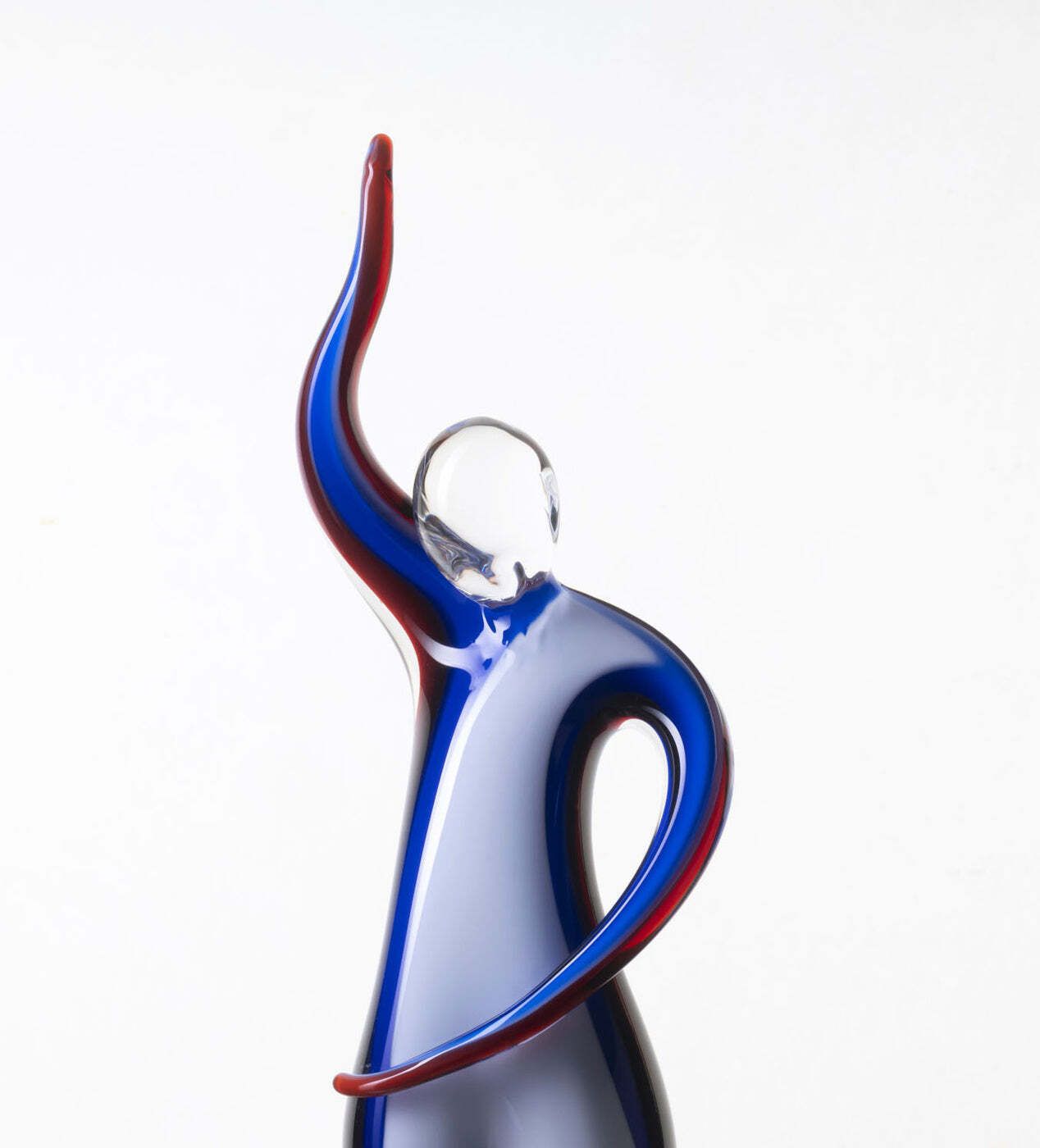 Modernist Glass Sculpture, 1970s–1990s, Czechoslovakia