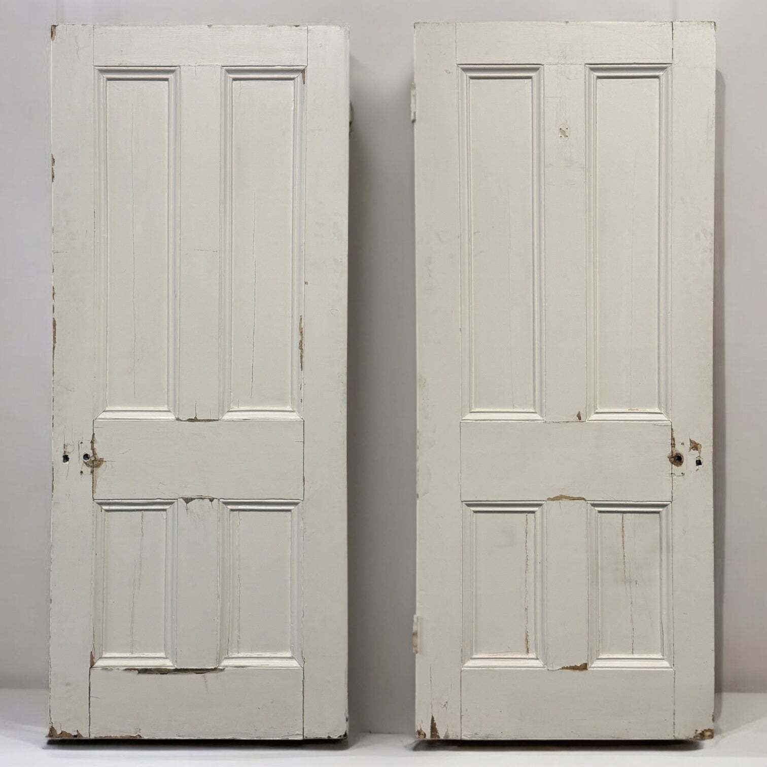 Antique Four Panel Door 205.5cm X 86cm X 4.5cm