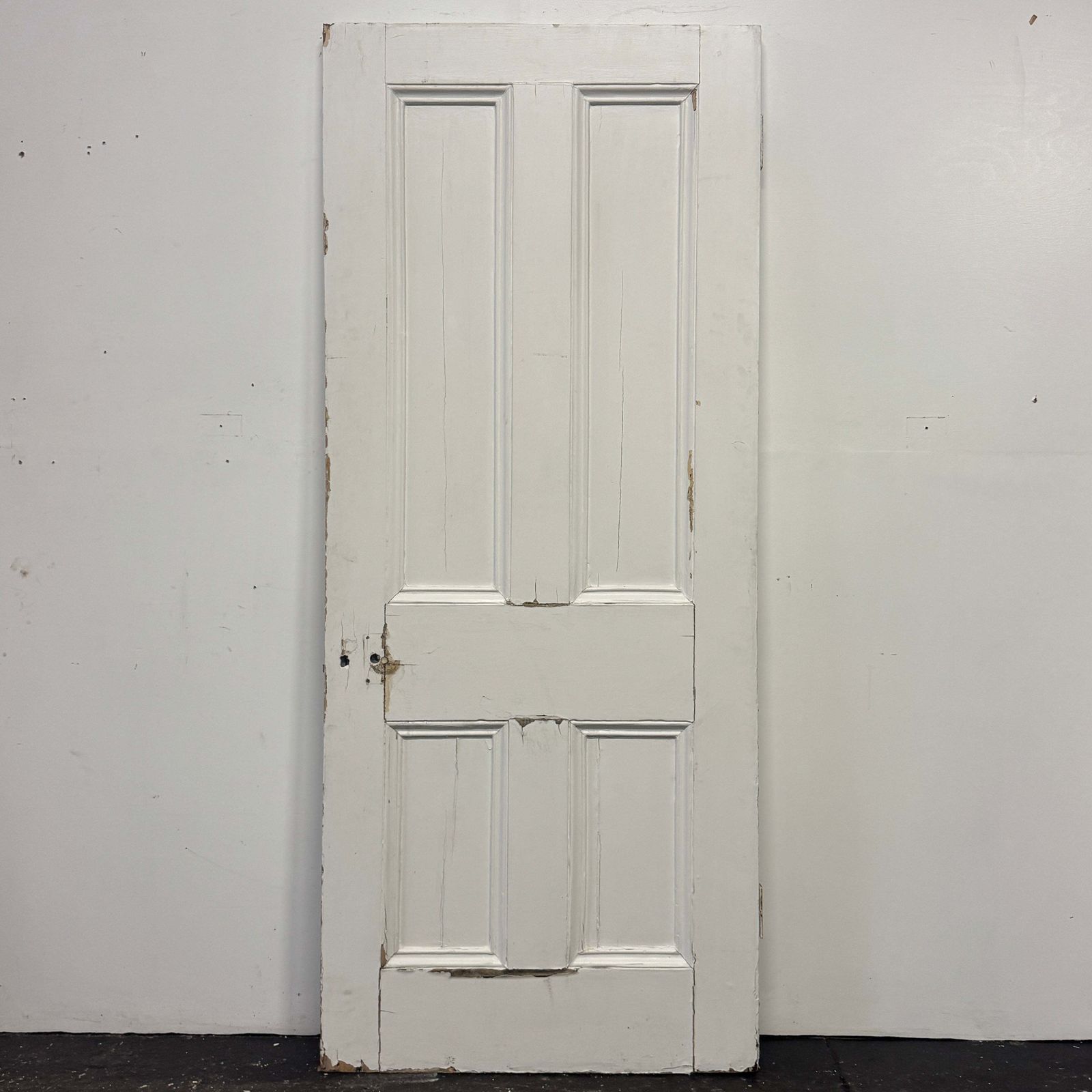 Antique Four Panel Door 205.5cm X 86cm X 4.5cm photo furniture