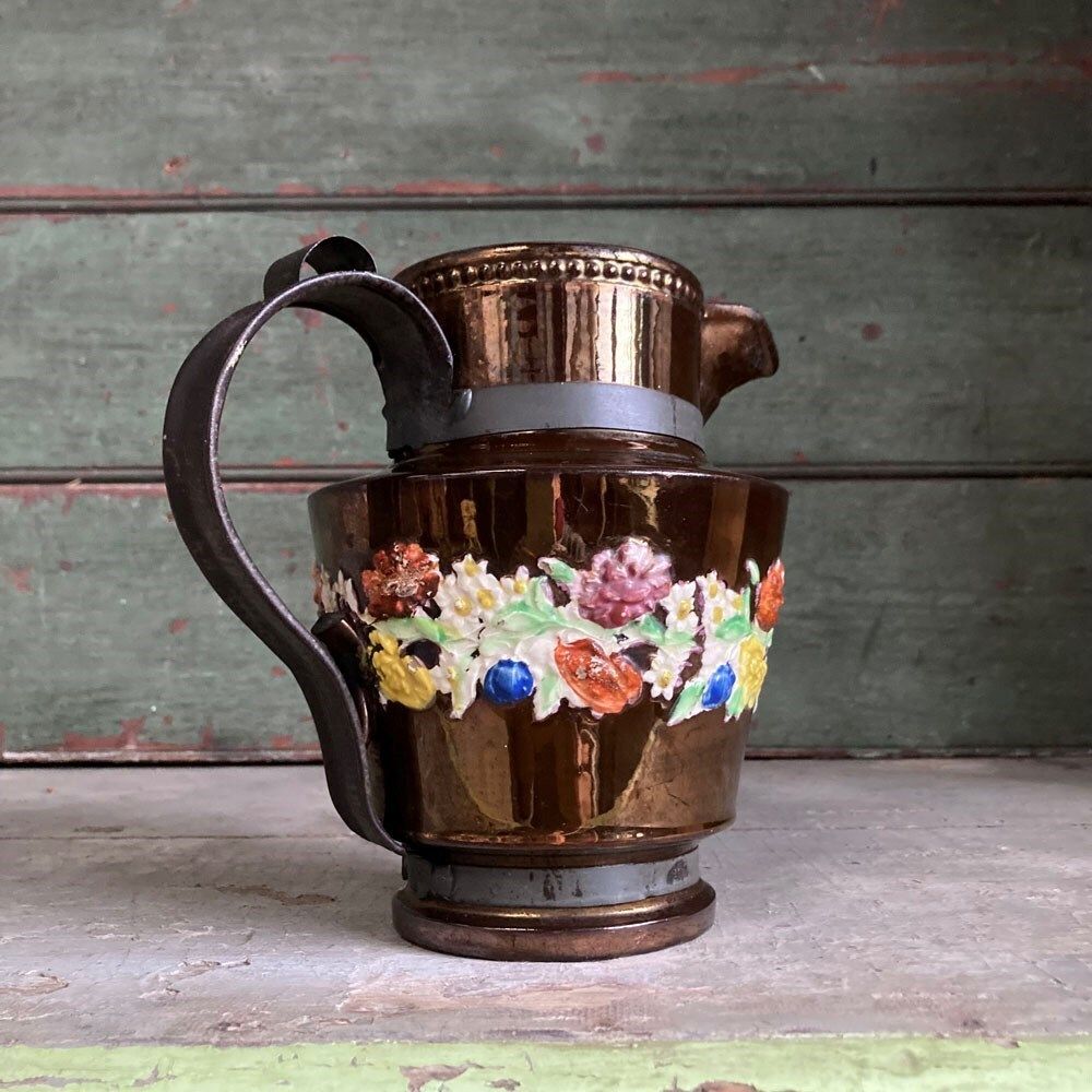 Tinker Repair Sunderland Jug, 1800s