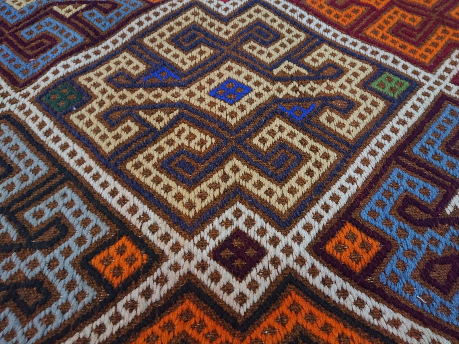 6x10 Soumak Colourful Caucasian Large Area Rug Handwoven Statement Piece photo buy