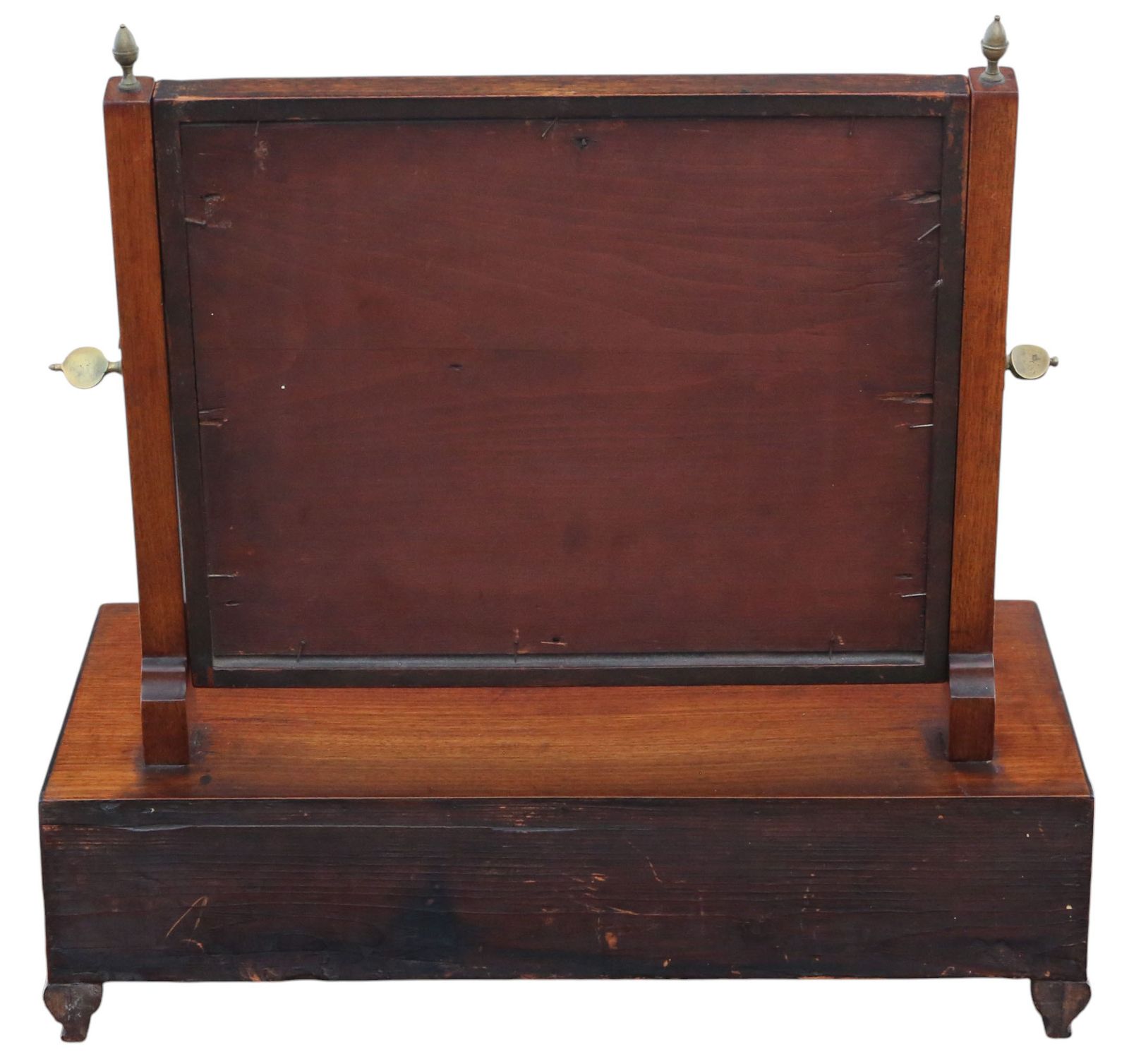 Antique Early 19th Century Georgian Mahogany Dressing Table Swing Mirror – Fine Quality photo Furniture
