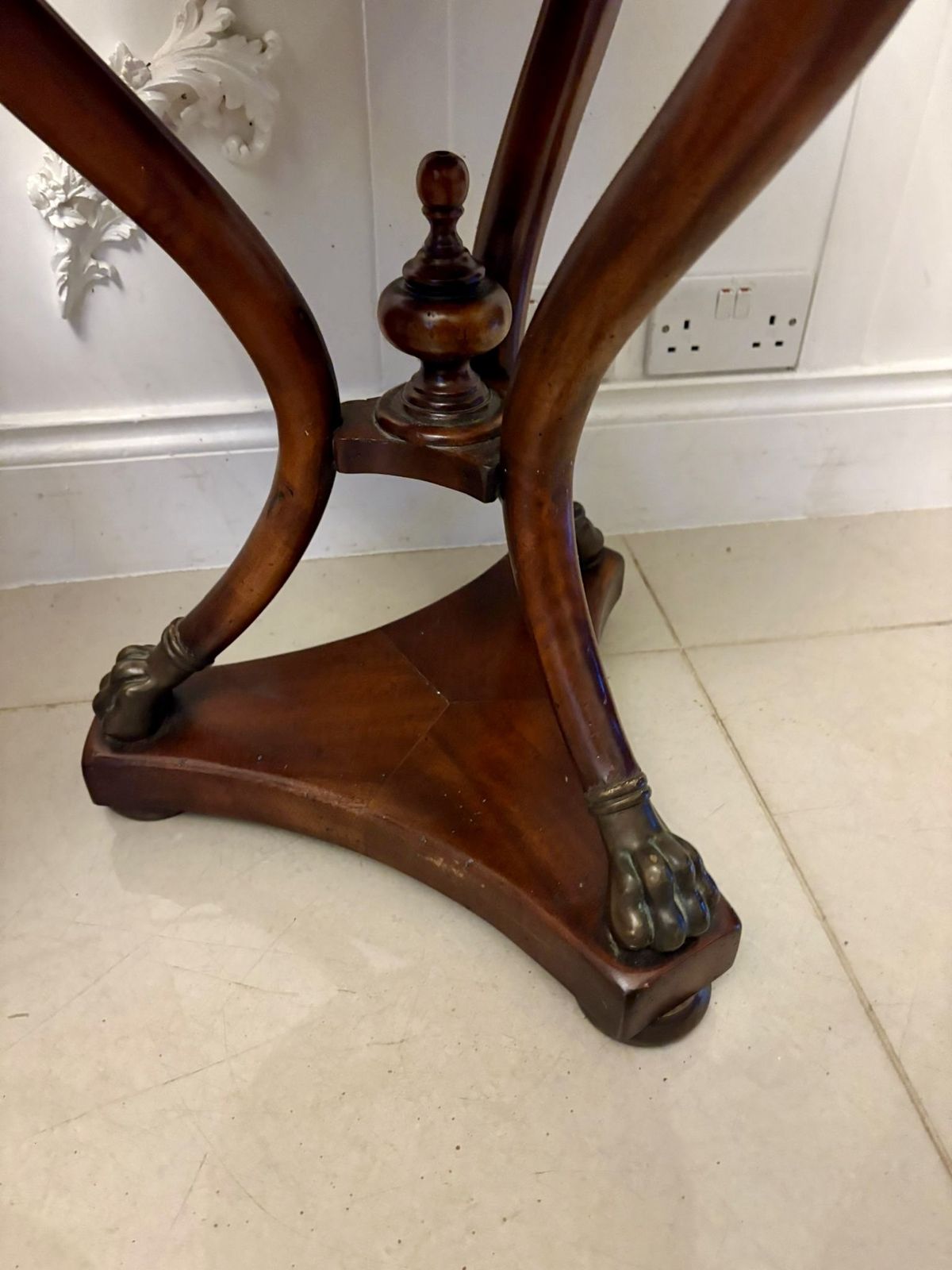Antique Early 20th Century Quality Pair Of French Marble Top Gueridon Side Tables photo Furniture