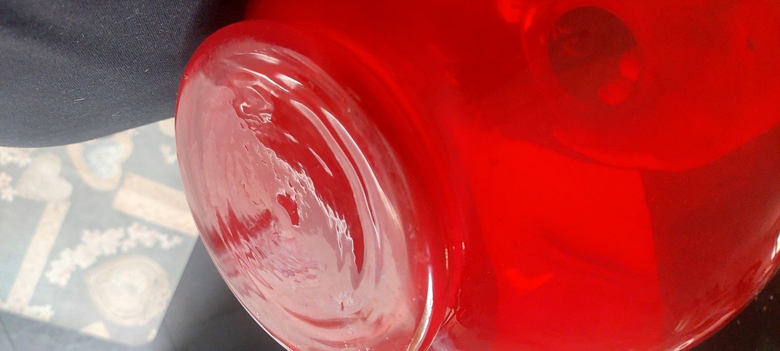 Large Blown Glass Vase Onlylux 30 Cm Italian Design photo Home Decor